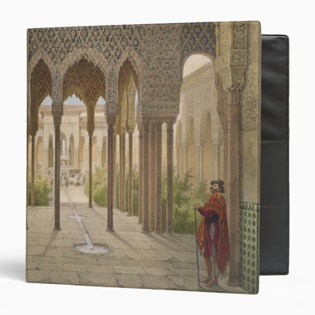 The Court of the Lions, the Alhambra, Granada, 185 Binder (Front/Inside)