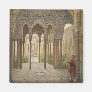 The Court of the Lions, the Alhambra, Granada, 185 Magnet