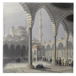 The Court of the Mosque of Sultan Achmet, Istanbul Ceramic Tile