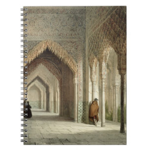 The Court Room of the Alhambra, Granada, 1853 (lit Notebook