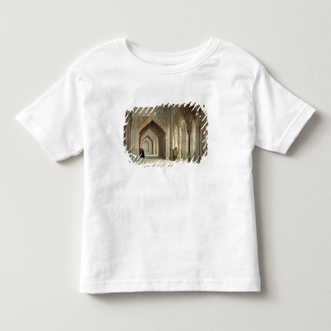 The Court Room of the Alhambra, Granada, 1853 (lit Toddler T-shirt (Front)