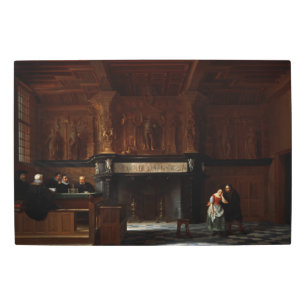 The Courtroom Of The Burgt Vrije, In Bruges Metal Print