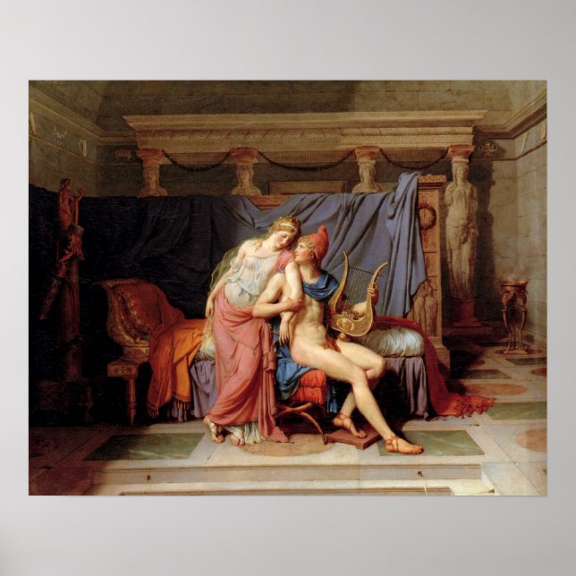 The Courtship Of Paris And Helen Poster (Front)