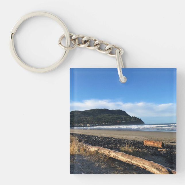 The Cove at Seaside, Oregon Keychain (Front)