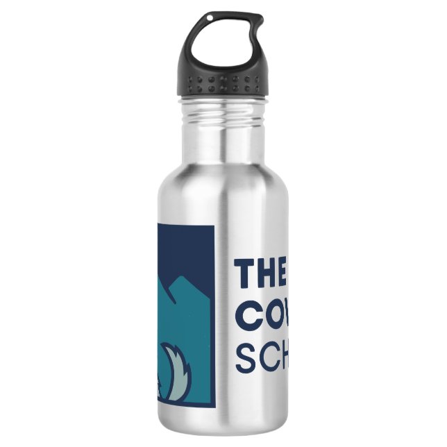 The Cove School Stainless Steel Water Bottle (Front)