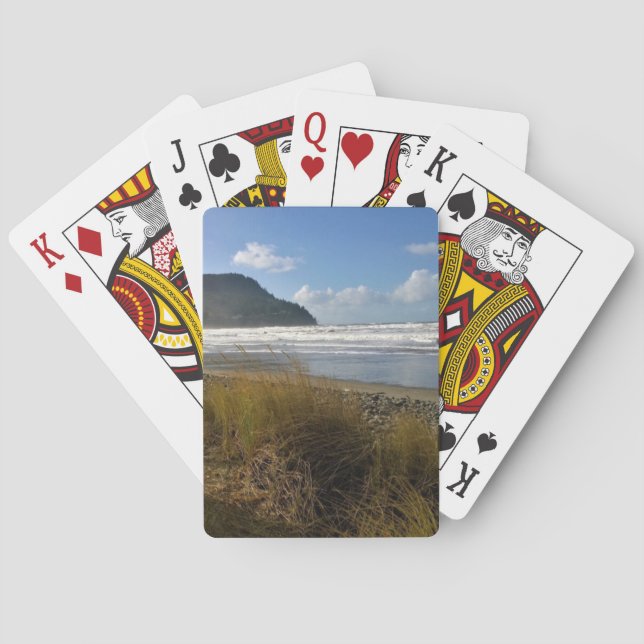 The Cove, Seaside, Oregon Coast Poker Cards (Back)