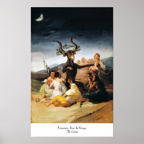 The Coven Francisco Jos de Goya masterpiece paint Poster