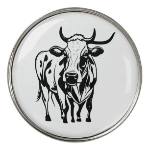 the cow golf ball marker