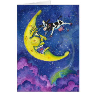 the cow jumped into the moon cards