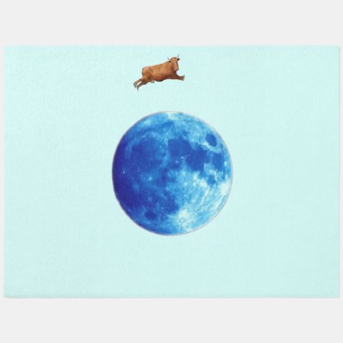 The Cow Jumped Over The Moon Area Rug