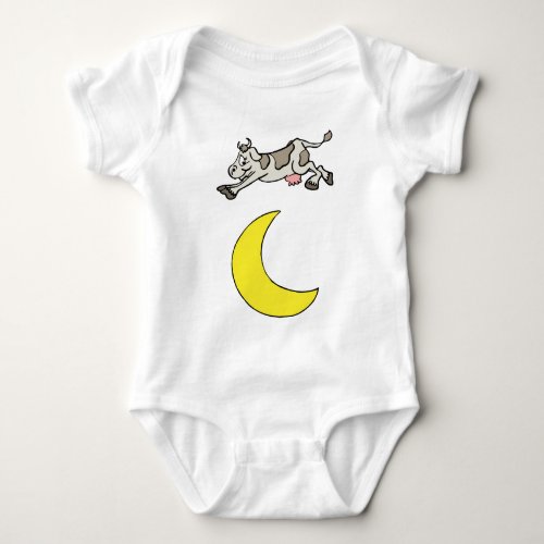 The Cow Jumped Over The Moon Baby Bodysuit