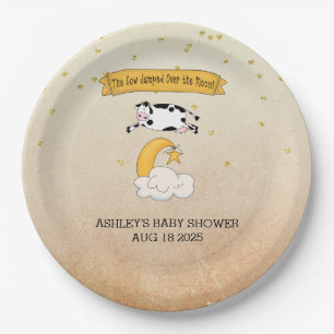 The Cow Jumped Over the Moon Book Theme Paper Plates