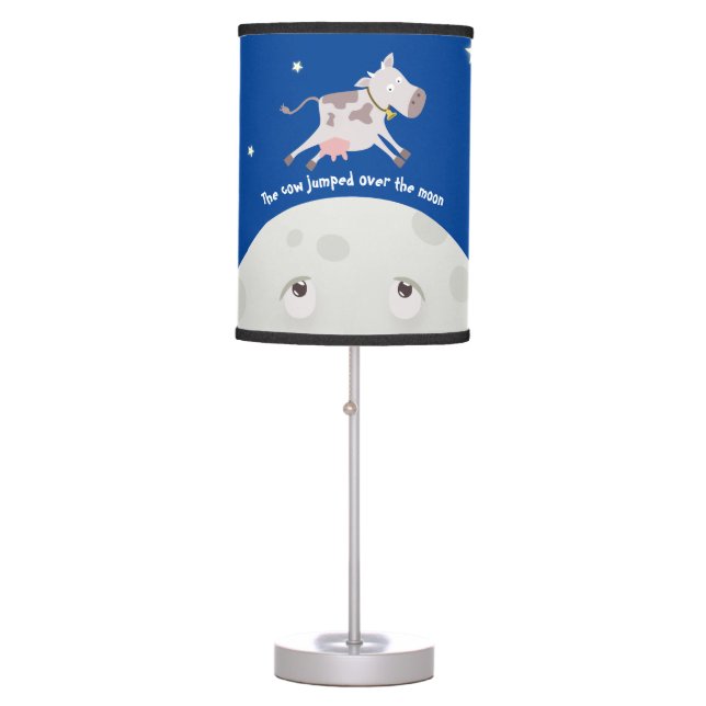 The cow jumped over the moon table lamp (Front)