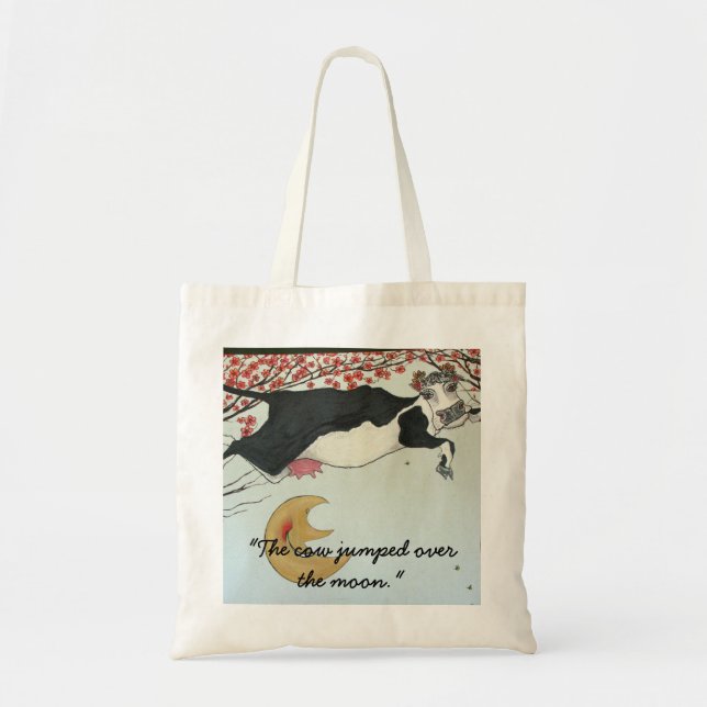 The Cow jumped over the Moon. Tote Bag (Front)