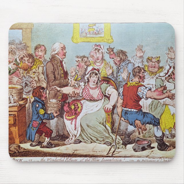 The Cow Pock or the Wonderful Effects Mouse Pad (Front)