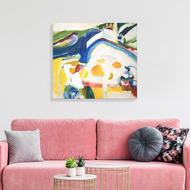 The Cow | Wassily Kandinsky | Canvas Print (Insitu(LivingRoom))