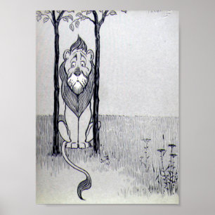 The Cowardly Lion Poster