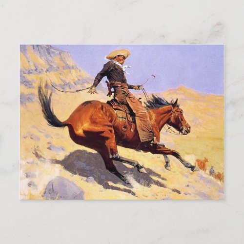 The Cowboy by Frederic Remington Postcard