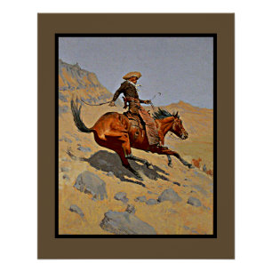 The Cowboy by Frederic Remington Poster