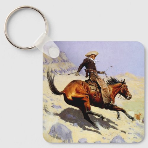 The Cowboy by Remington Vintage Cavalry Military Keychain
