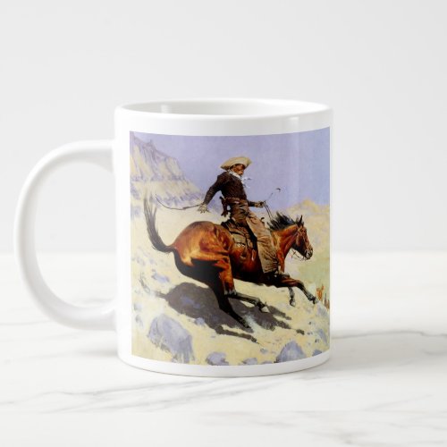 The Cowboy by Remington Vintage Cavalry Military Large Coffee Mug