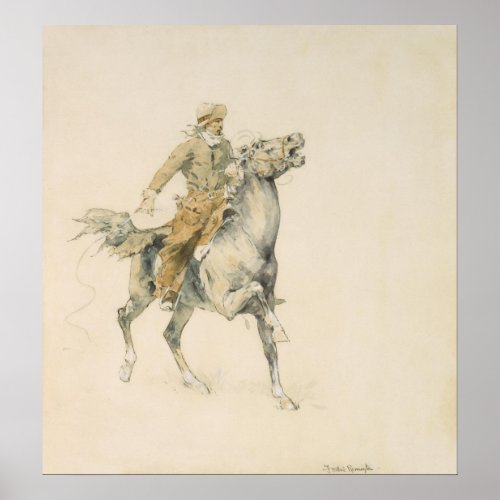 The Cowboy Frederic Remington Poster