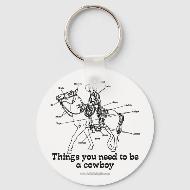 The Cowboy Keychain (Front)