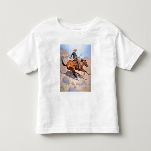 The Cowboy (oil on canvas) Toddler T-shirt (Front)