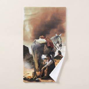 The Cowboy Rest Hand Towel