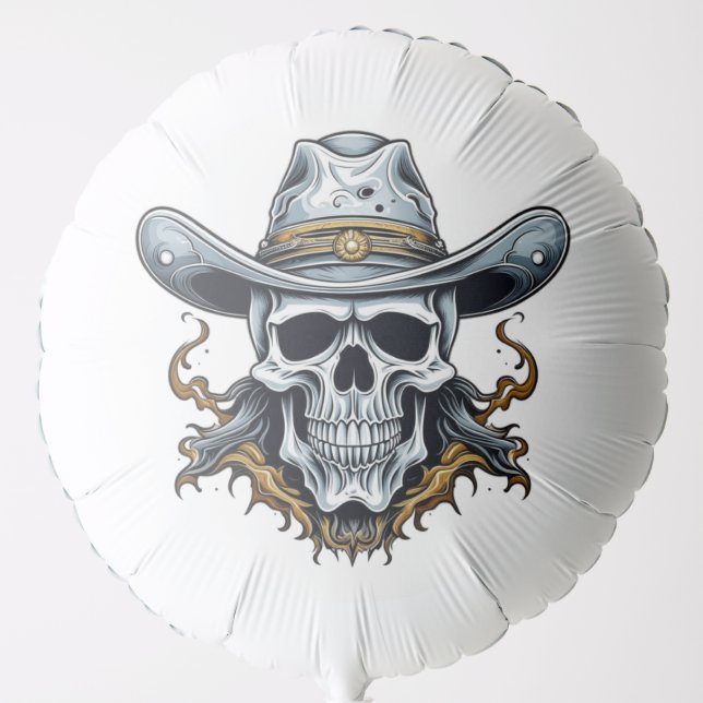 The Cowboy Skeleton Balloon (Front)