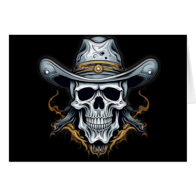 The Cowboy Skeleton Cards (Front Horizontal)