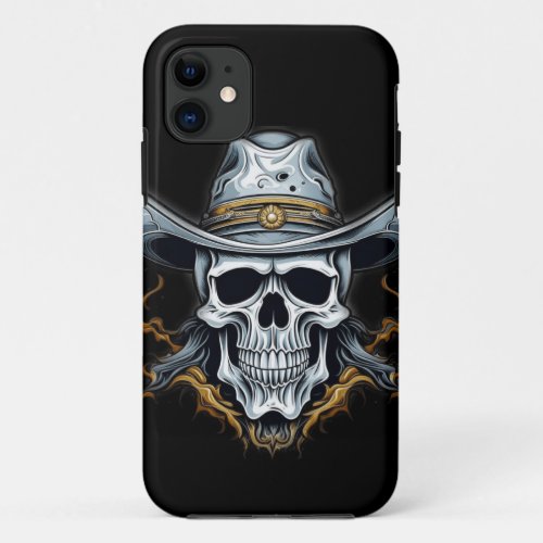 The Cowboy Skeleton iPhone 11 Case
