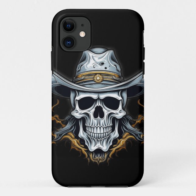 The Cowboy Skeleton Case-Mate iPhone Case (Back)
