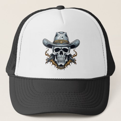 The Cowboy Skeleton Trucker Hat