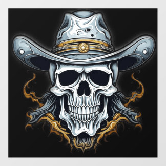 The Cowboy Skeleton Wall Decal