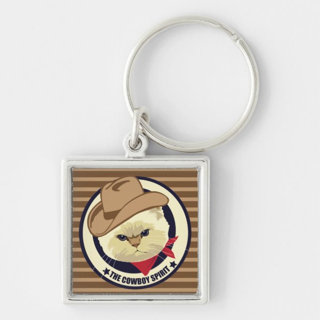 The cowboy spirit keychain (Front)