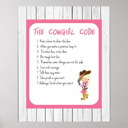 The Cowgirl Code Poster