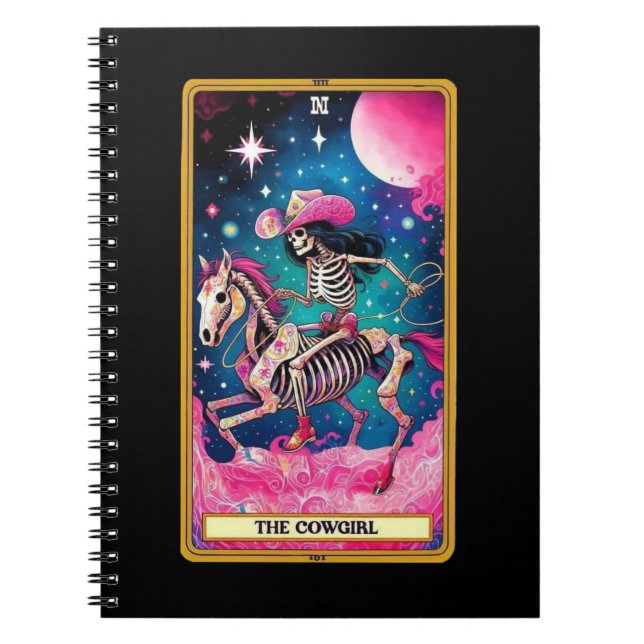 The Cowgirl Tarot Card Notebook Collection (Front)