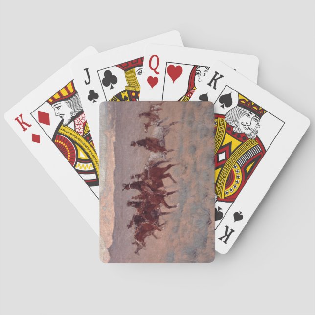 The Cowpunchers (w/c on paper) Poker Cards (Back)