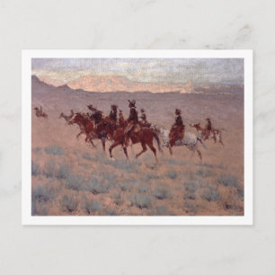 The Cowpunchers (w/c on paper) Postcard