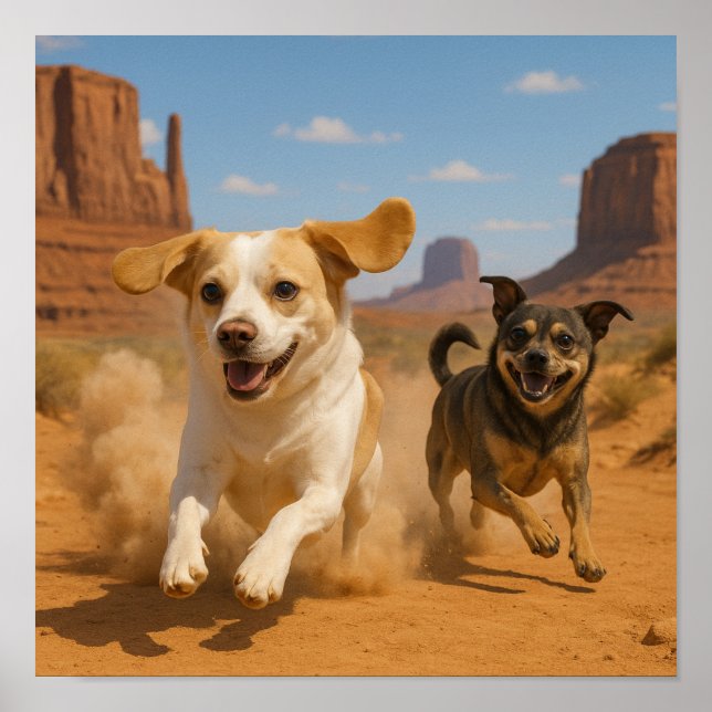 "The Coyote is After You!" Poster (Front)