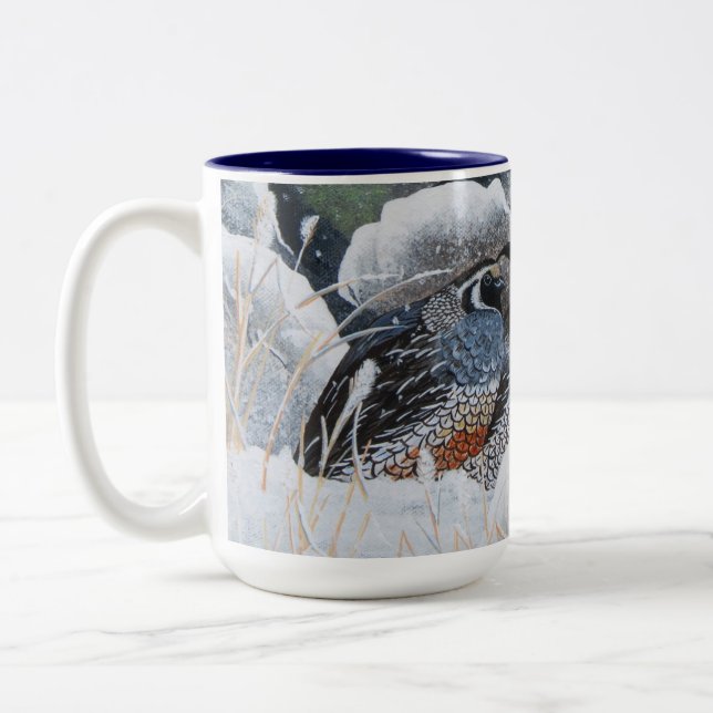 The Cozy Couple Two-Tone Coffee Mug (Left)