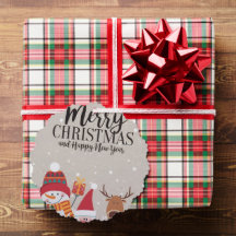 The Cozy Critters Personalized Holiday Tag