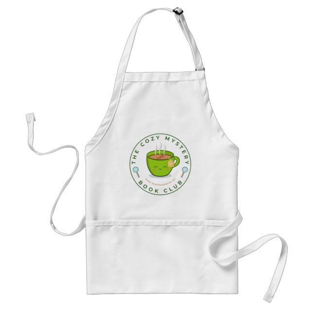The Cozy Mystery Book Club Apron (Front)