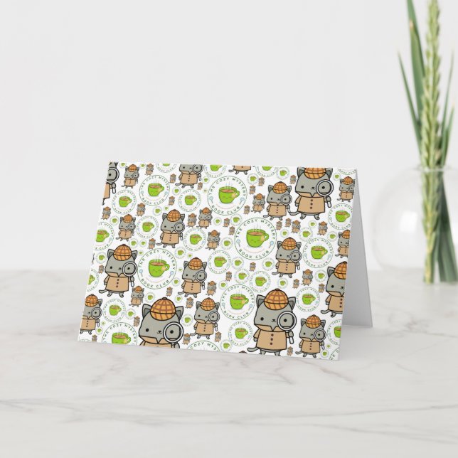 The Cozy Mystery Book Club Card (Front)