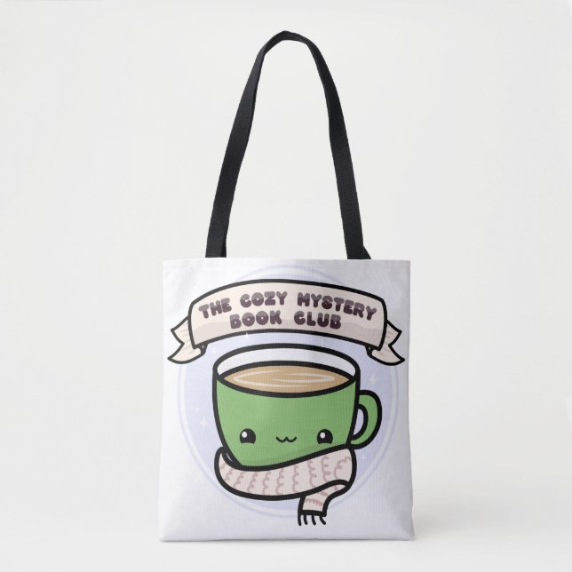 The Cozy Mystery Book Club Tote Bag (Front)