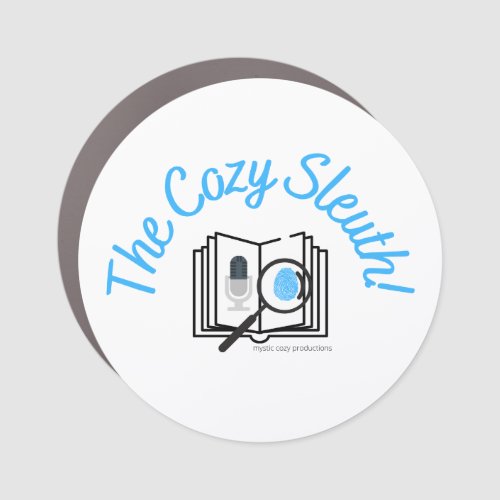 The Cozy Sleuth Car Magnet