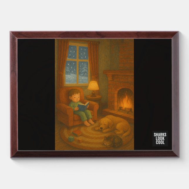 the cozy winter award plaque (Horizontal)