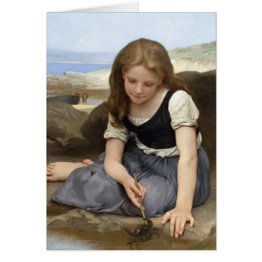 The Crab by William-Adolphe Bouguereau Cards (Front)