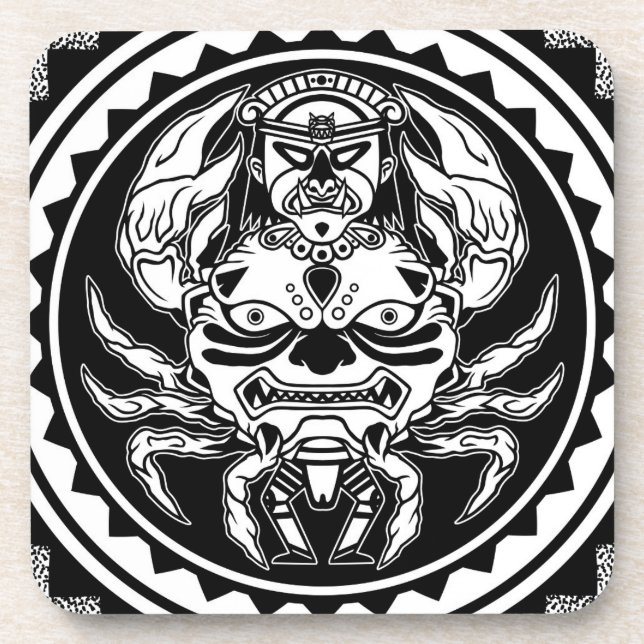 THE CRAB GOD DRINK COASTER (Front)